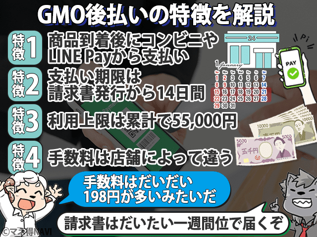 GMO後払いの特徴を解説