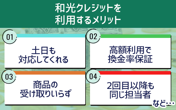 和光クレジット利用のメリットとは