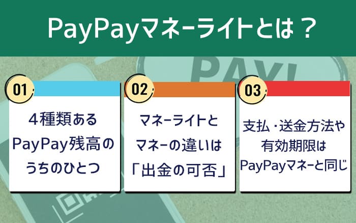 PayPayマネーライトとは？