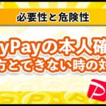 PayPayは本人確認するべき？必要性や危険性・やり方とできないときの対処法